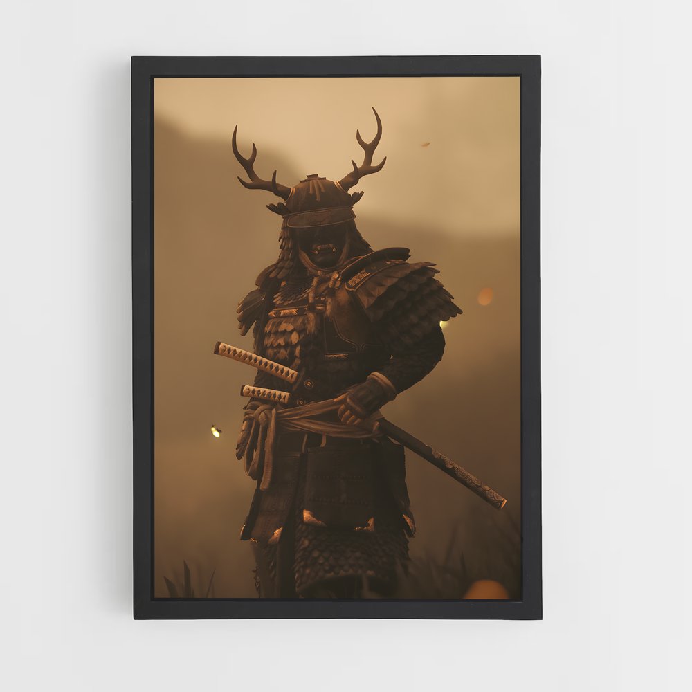 Poster Jin sakai – affiche Ghost of tsushima (vue 2)